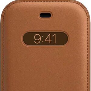 Apple iPhone 12 Mini Leather Sleeve with MagSafe - Saddle Brown
